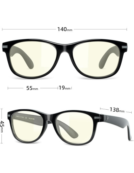 Gafas de sol Bnus B7066 con lentes de bloqueo luz azul