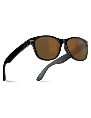 Gafas de sol Bnus B7066 polarizadas con lentes de vidrio