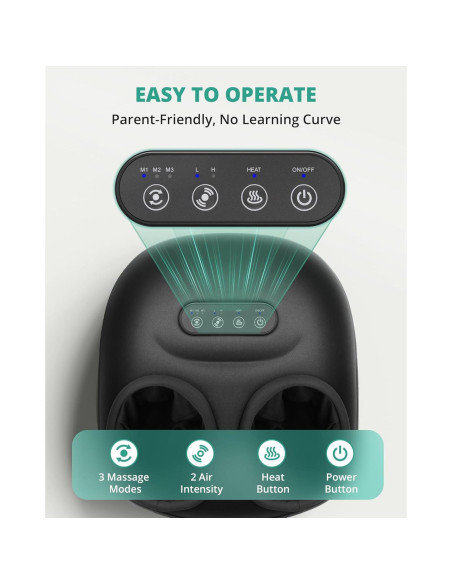 Masajeador de Pies Medcursor FM15 con Calor y Rodillos