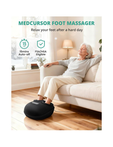Masajeador de Pies Medcursor FM15 con Calor y Rodillos