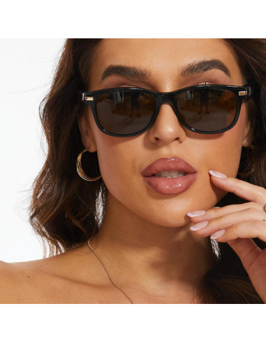 Gafas de sol Bnus B7066 polarizadas con lentes de vidrio