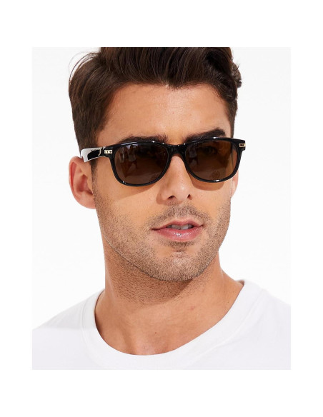 Gafas de sol Bnus B7066 polarizadas con lentes de vidrio