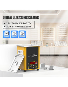 Limpiador Ultrasónico KAISAL CN10 1600ML con Calentador 2