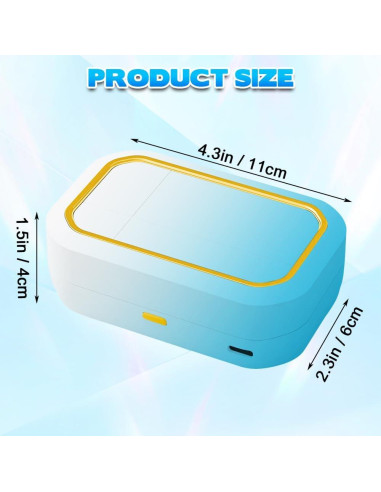 Limpiadora Ultrasónica de Lentes de Contacto Casbomy 240mAh