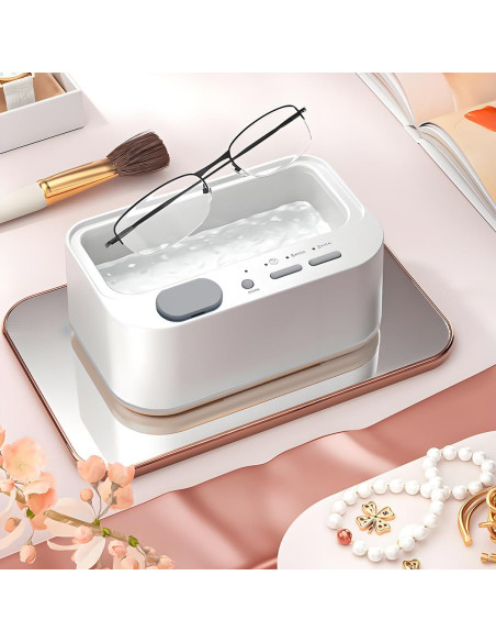 Limpiador Ultrasónico de Joyería y Lentes de Contacto 355ml - Gris