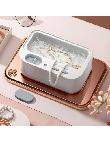 Limpiador Ultrasónico de Joyería y Lentes de Contacto 355ml - Gris