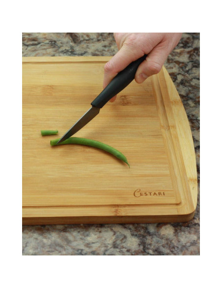 Cuchillo de Pelar Cestari 3 Pulgadas Cerámica Avanzada Negro