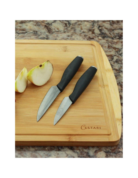 Cuchillo de Pelar Cestari 3 Pulgadas Cerámica Avanzada Negro