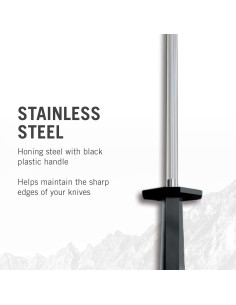 Acero de Afilado Victorinox 25.4 cm Mango Plástico Negro 2