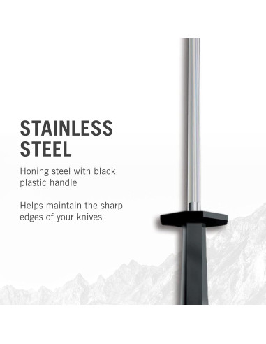 Acero de Afilado Victorinox 25.4 cm Mango Plástico Negro