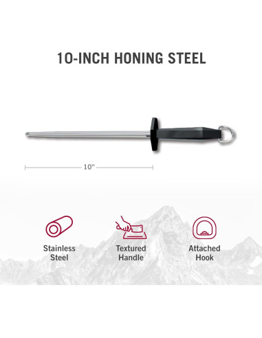 Acero de Afilado Victorinox 25.4 cm Mango Plástico Negro