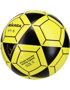 Balón de Fútbol Mikasa Goal Master Tamaño 5 Negro/Amarillo 2