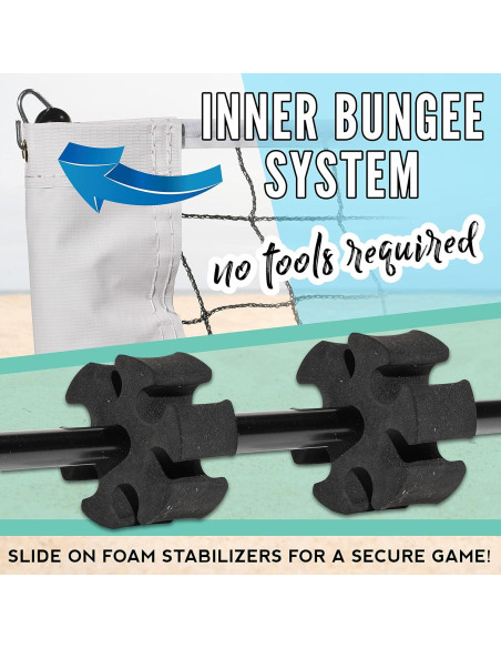 Red Ajustable Franklin Sports 3.05m para Voleibol y Tenis