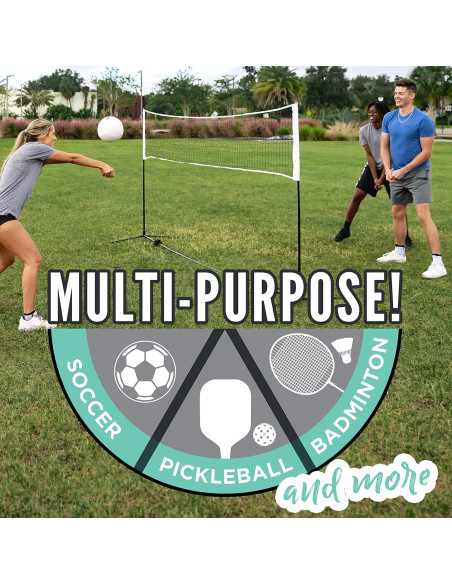 Red Ajustable Franklin Sports 3.05m para Voleibol y Tenis