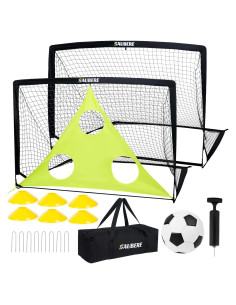 Set de 2 Metas de Fútbol para Niños Saubere 1.83x1.22m
