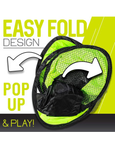 Portería de Fútbol Pop Up Franklin Sports Blackhawk 130x97cm 2