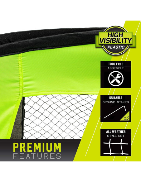 Portería de Fútbol Pop Up Franklin Sports Blackhawk 130x97cm