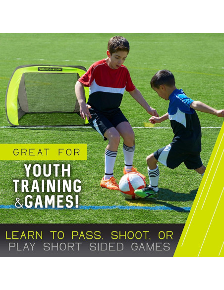 Portería de Fútbol Pop Up Franklin Sports Blackhawk 130x97cm