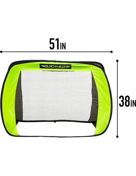 Portería de Fútbol Pop Up Franklin Sports Blackhawk 130x97cm