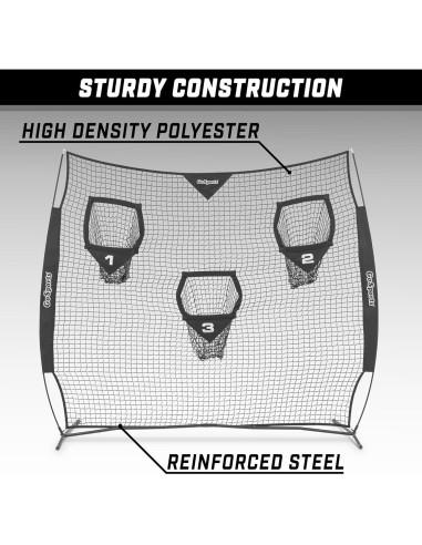 Red de Lanzamiento de Fútbol GoSports 2.44 m - Negro