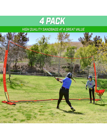 Conjunto 4 Bolsas de Arena GoSports para Redes Deportivas