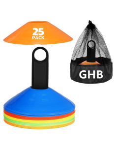 Conos de Fútbol GHB Paquete de 50 Conos de Entrenamiento
