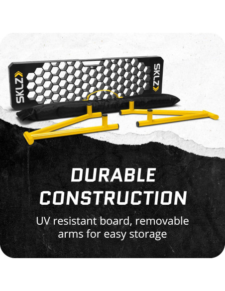 Tablero de Entrenamiento de Fútbol SKLZ - Rebotador Portátil 25x91 cm