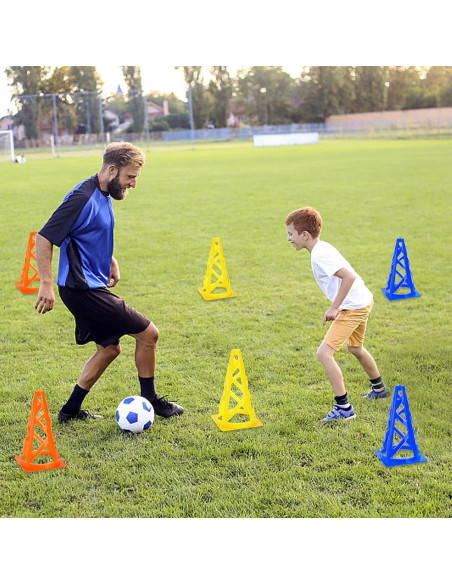 Conos de Entrenamiento de Agilidad ZEAYEA - Paquete de 30 Piezas