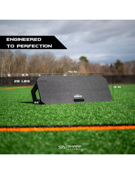 Rebotador de Fútbol Shark Athletics Doble Ángulo 104x45 cm