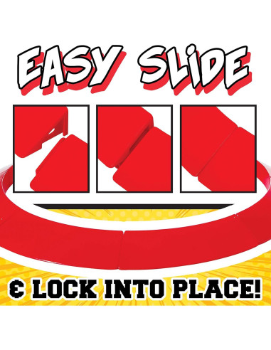 Conjunto de Foot Golf Franklin Sports Ryan's World - 1 Balón y 3 Objetivos 50.8 cm