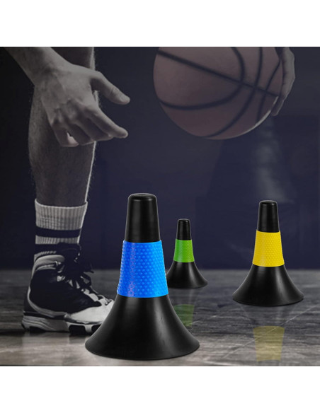 Conos de Entrenamiento de Agilidad ZEAYEA 8 Pcs 23 cm