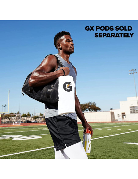 Botella de Squeeze Gatorade Gx 30 oz Antideslizante Gris