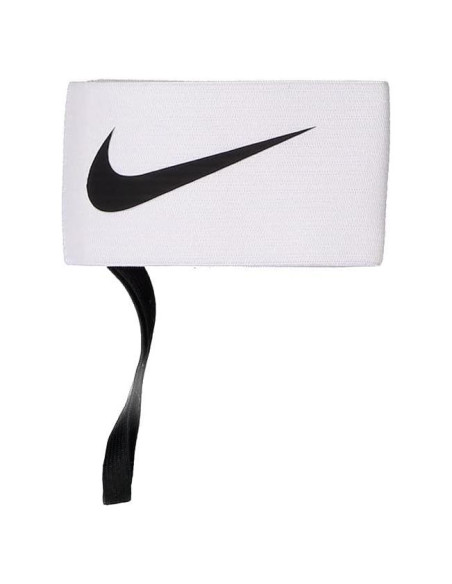 Banda de Brazo de Capitán de Fútbol Nike 2.0 Mediana Blanco/Negro