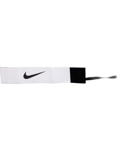 Banda de Brazo de Capitán de Fútbol Nike 2.0 Mediana Blanco/Negro