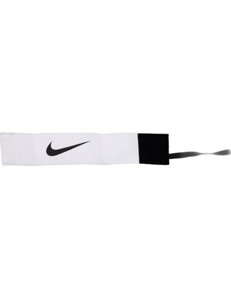 Banda de Brazo de Capitán de Fútbol Nike 2.0 Mediana Blanco/Negro