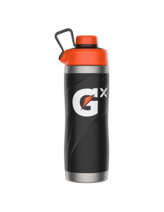 Botella de Acero Inoxidable Gatorade Gx Negra 946ml Doble Pared