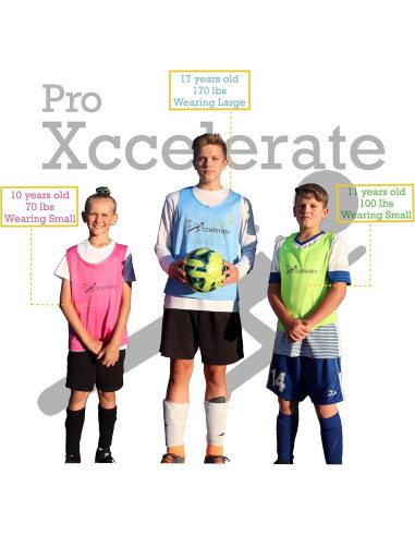 Chalecos de Entrenamiento Pro Xccelerate - Paquete de 12