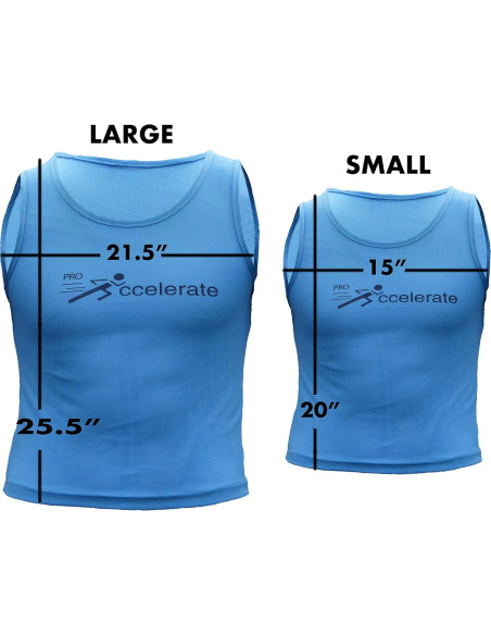 Chalecos de Entrenamiento Pro Xccelerate - Paquete de 12