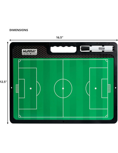 Pizarra de Entrenadores Borrable Murray 42x32cm Fútbol