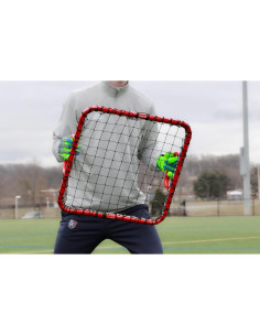 Rebotador de Mano Kwik Goal - Acero, 63.5x66 cm, Rojo 2