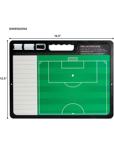 Pizarra de Entrenadores Borrable Murray 42x32cm Fútbol