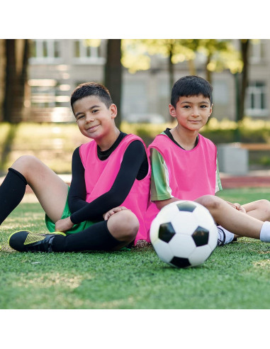 Chalecos de Práctica Deportiva Sintege 12 Pcs Malla Adultos