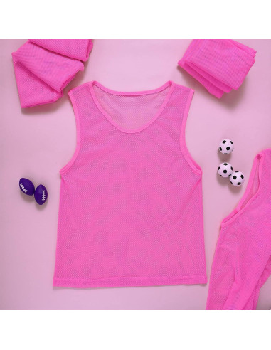 Chalecos de Práctica Deportiva Sintege 12 Pcs Malla Adultos