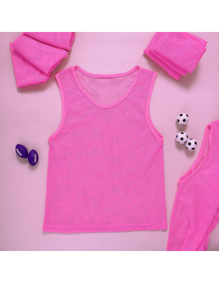 Chalecos de Práctica Deportiva Sintege 12 Pcs Malla Adultos