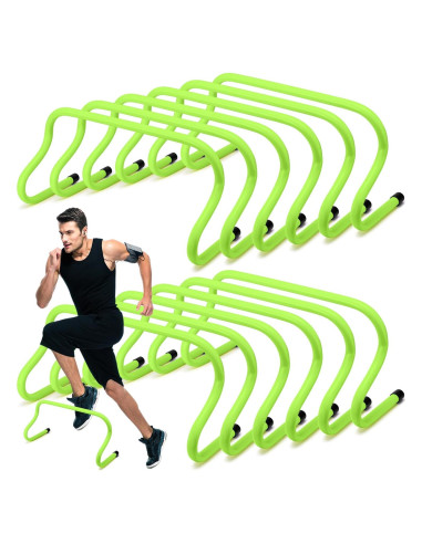 Vallas de Velocidad Wettarn 12 Pcs 23 cm Entrenamiento Agilidad