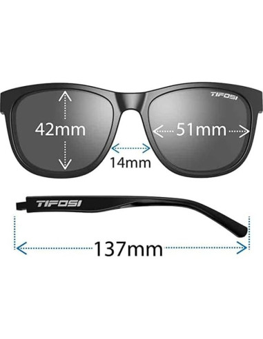 Gafas de sol deportivas Tifosi - Lentes ahumados UV 100%