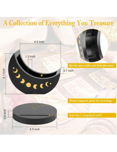 Caja de Madera para Tarot Ceiner con Fase Lunar 13.46 cm 2