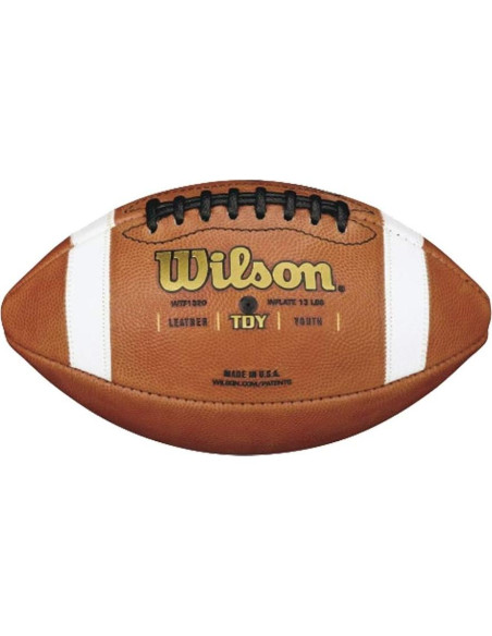 Balón de Fútbol Wilson GST TDY Juvenil Cuero Marrón