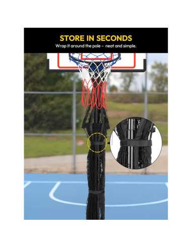 Red de Rebote de Baloncesto A11N SPORTS 3.05x2.44m