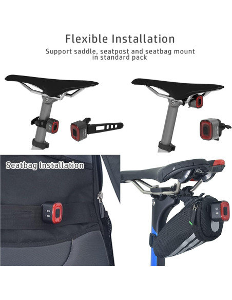 Luz Inteligente Trasera ENFITNIX CUBELITE II Recargable USB